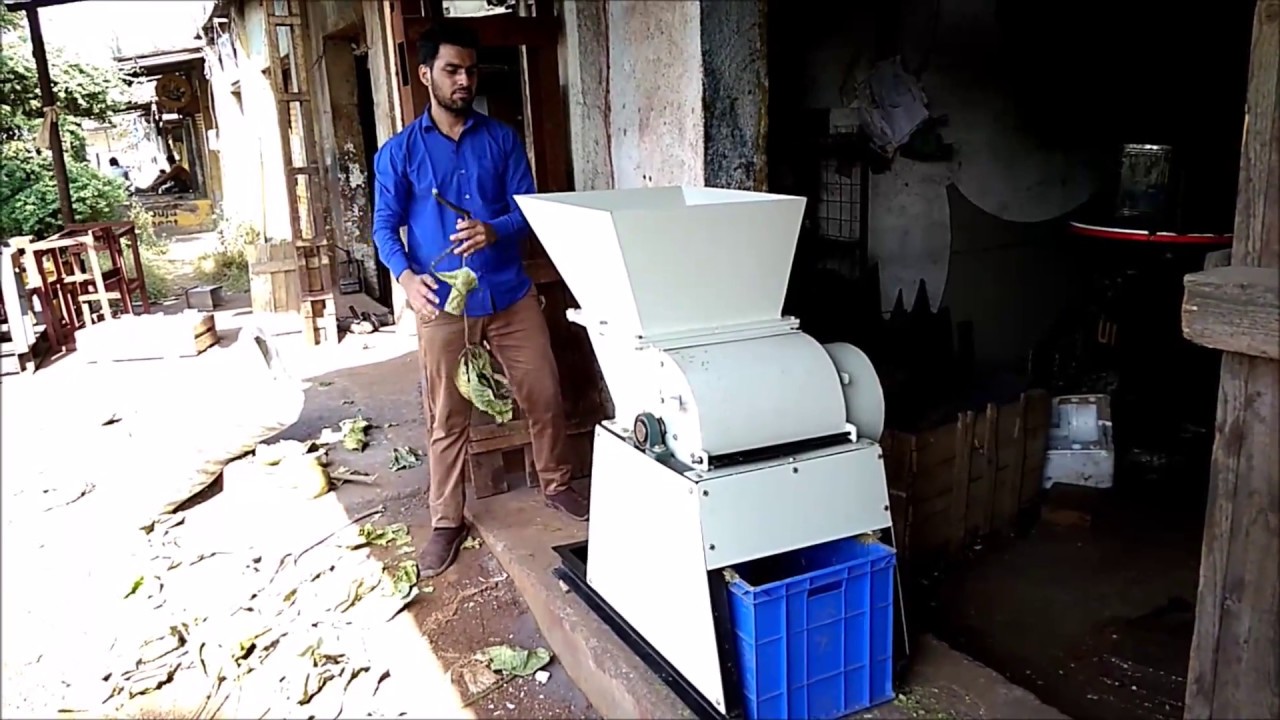 Amey Engineers : 1 HP Organic Waste Shredder for societies  | Coconut Leaf Shredder Machine
