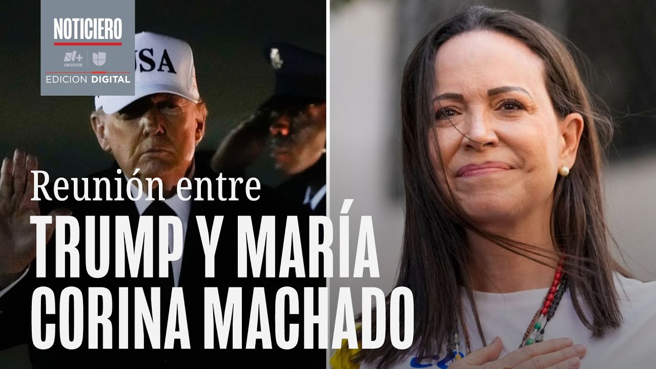 Trump se re&uacute;ne con Mar&iacute;a Corina Machado | Edici&oacute;n Digital 15 de enero de 2026