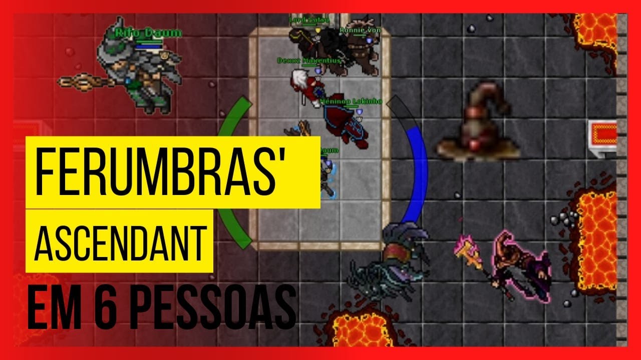 Ferumbras' Ascendant em 6 pessoas Tibia Boss