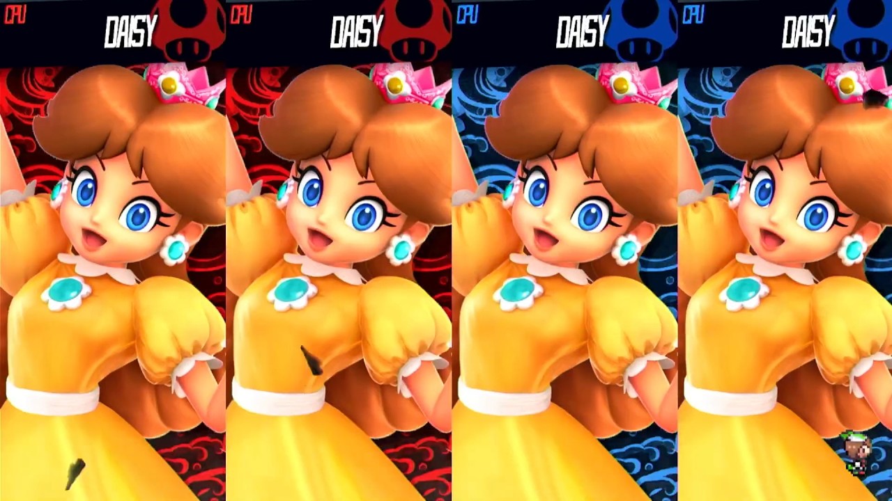 Team Classic Daisy Battle - Requested Smash Bros Battle