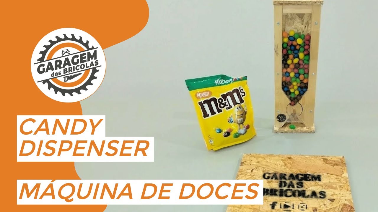 DIY# Candy Dispenser - M&aacute;quina de doces