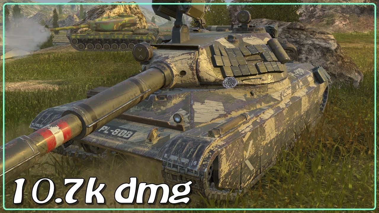 60TP Krzemien • 4 frags • 10.7k dmg • WoT Blitz