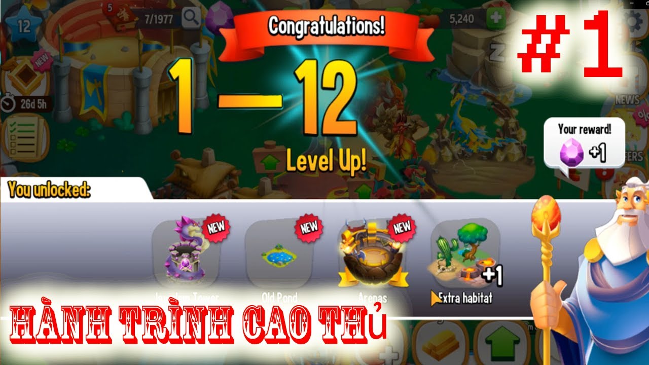Dragon City Tập 1 Có Rồng Vip Luôn Hành Trình Cao Thủ Thành Phố Rồng HNT CHANNEL P1