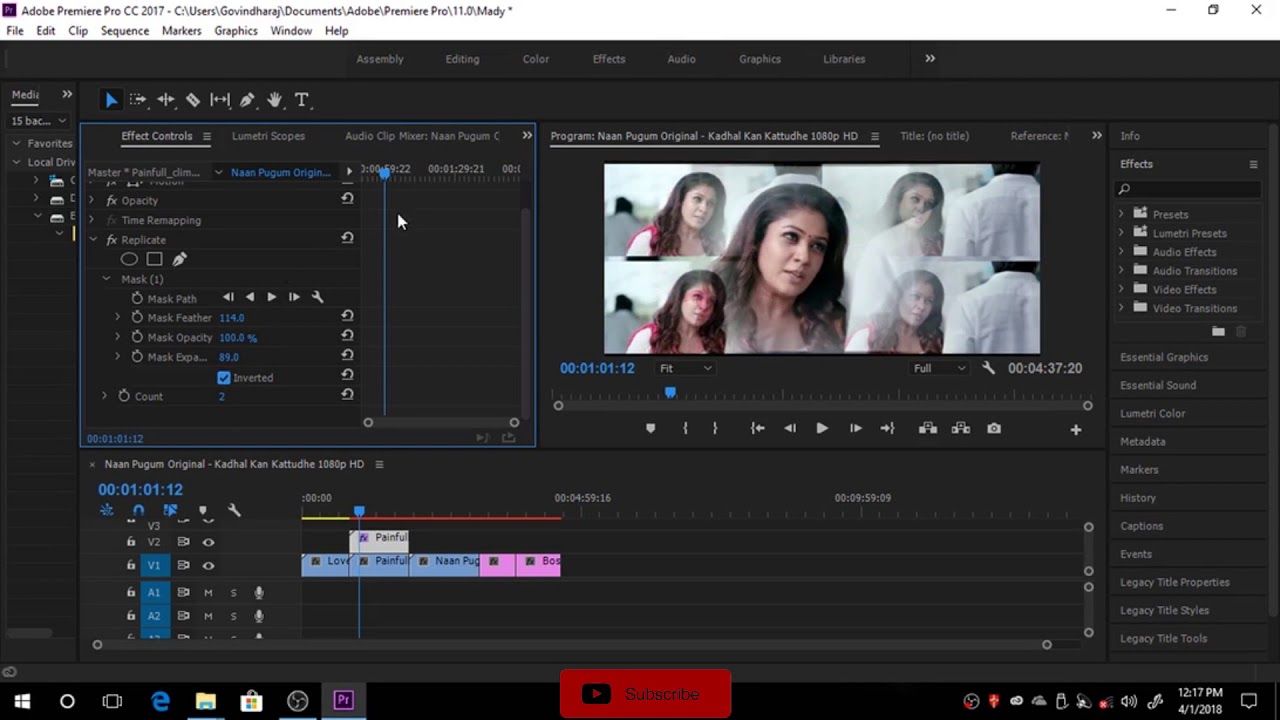 5 most useful tips and tricks for Adobe Premiere Pro CC 2017 in tamil