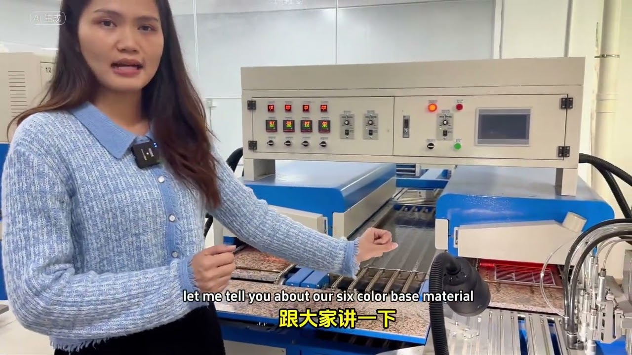 Show the production process of pvc lables, and the equipment is intelligent and efficient