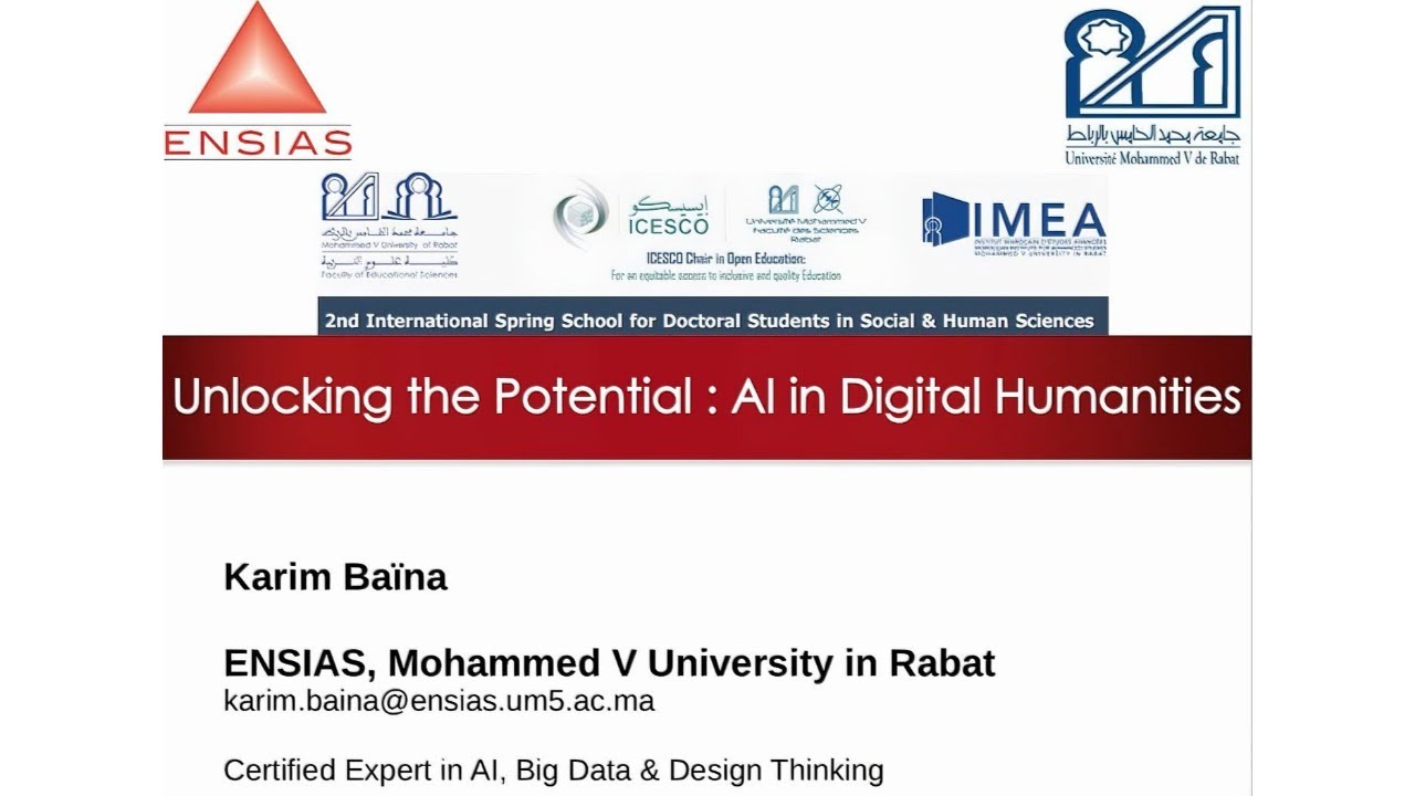 Thinking AI - AI : Unlocking the Potential in Digital Humanities