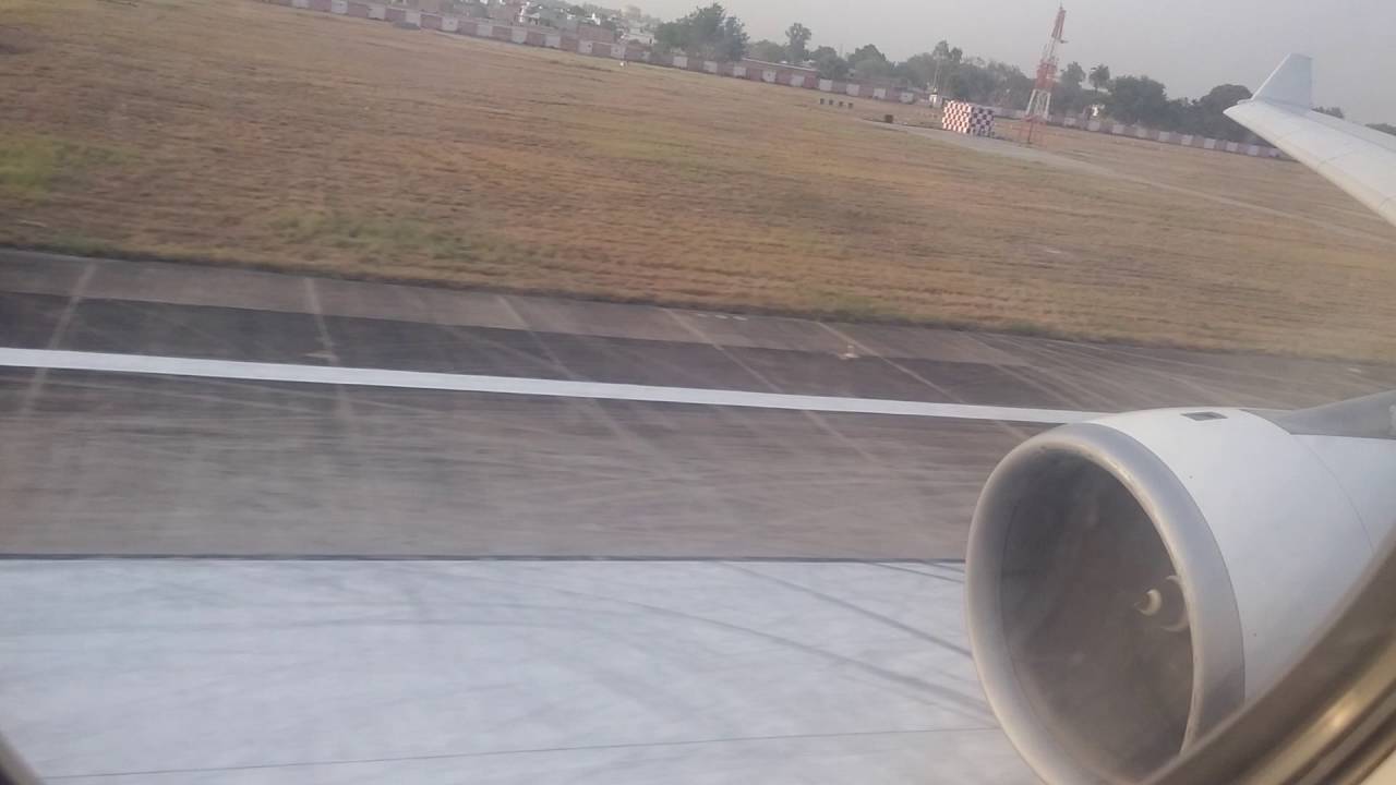 Saudi airlines takeoff from Lucknow