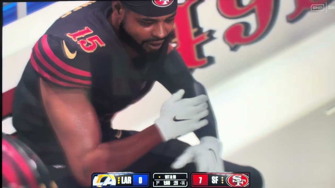 Rams vs 49ers madden 26 full game Sunday night football ￼￼