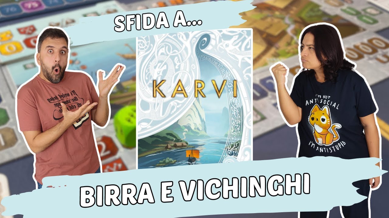 Karvi Partita Completa al Gioco da Tavolo di vichinghi assetati di birra!