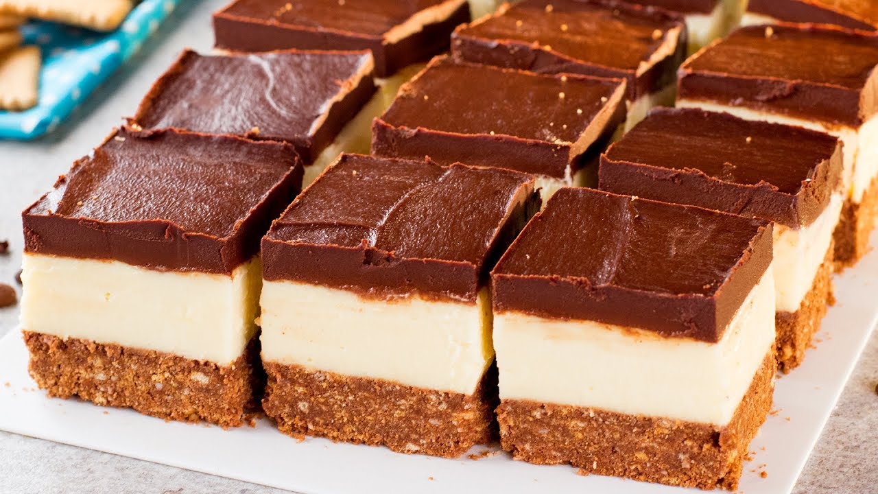 Tarta de galletas y chocolate sin horno &minus; &iexcl;La mejor receta de tarta de galletas! | Gustoso. TV