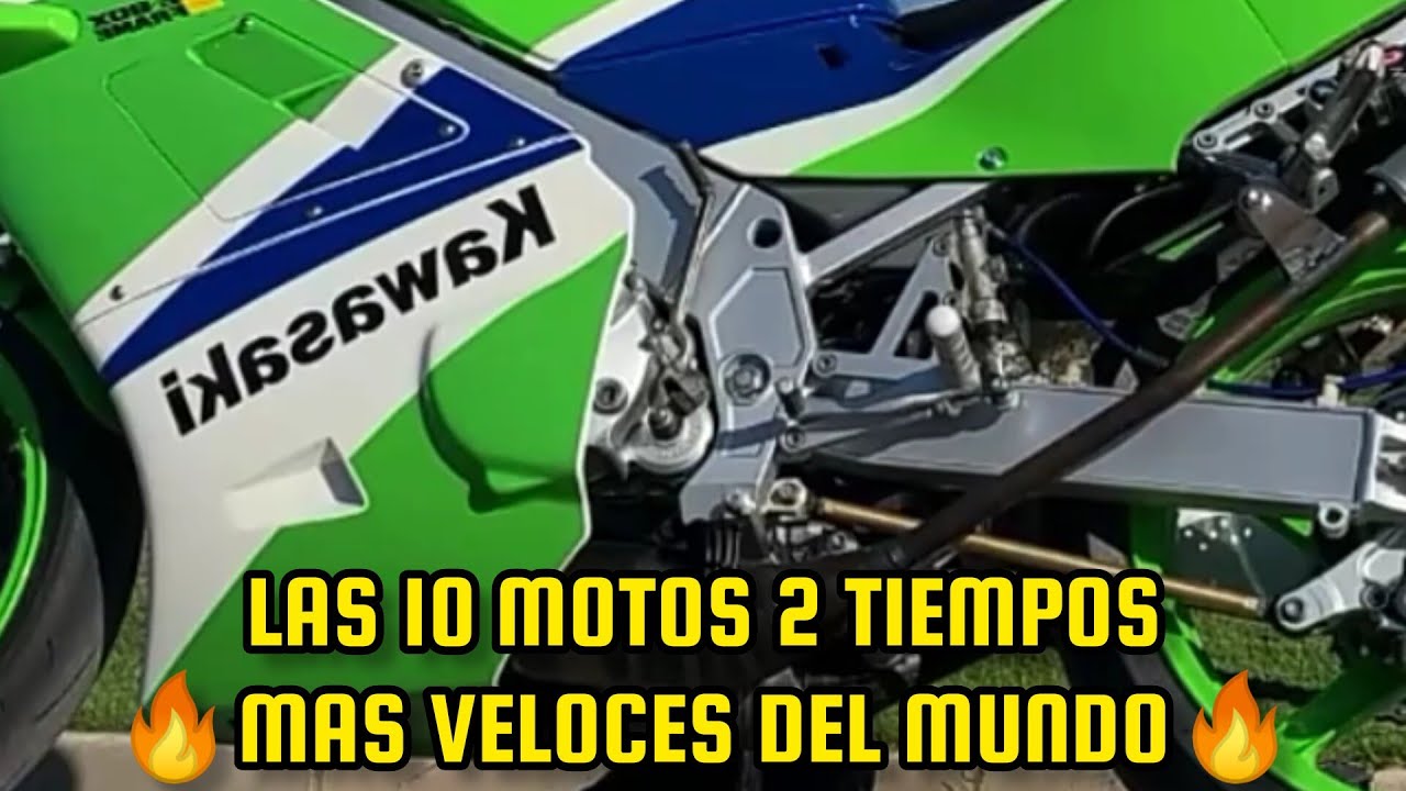 Las 10 Motos 2 TIEMPOS m&aacute;s r&aacute;pidas del MUNDO 🌍🔥