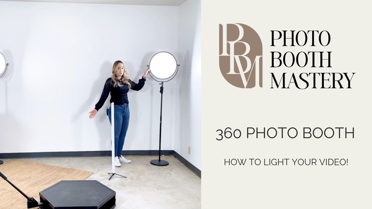360 PHOTO BOOTH: lighting tips | PHOTO BOOTH MASTERY