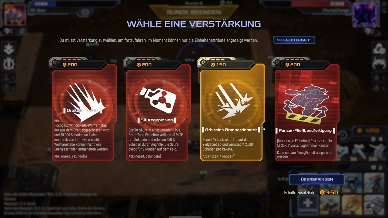 Mechabellum - Verkettete Regenerationssledgies