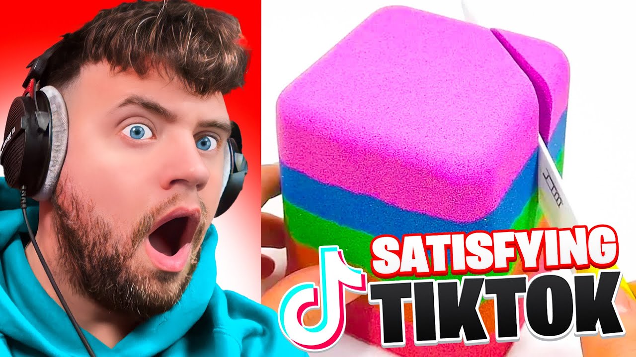 REACTING TO VIRAL SATISFYING TIK TOKS