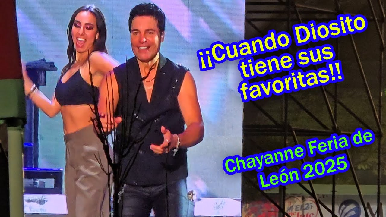 CHICA SE HACE VIRAL AL BAILAR CON CHAYANNE en la feria de león 2025 Bailando Bachata
