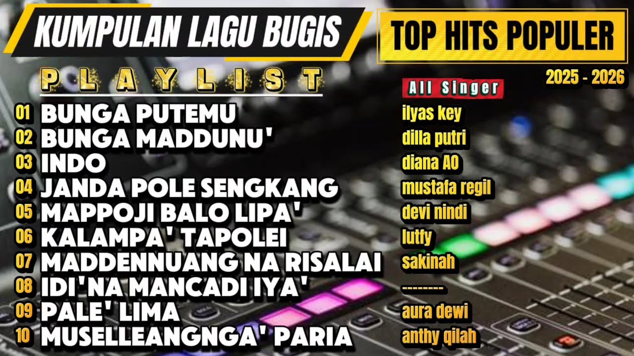 KUMPULAN LAGU BUGIS || TERBARU  2025-2026 || TOP HITS 🔰