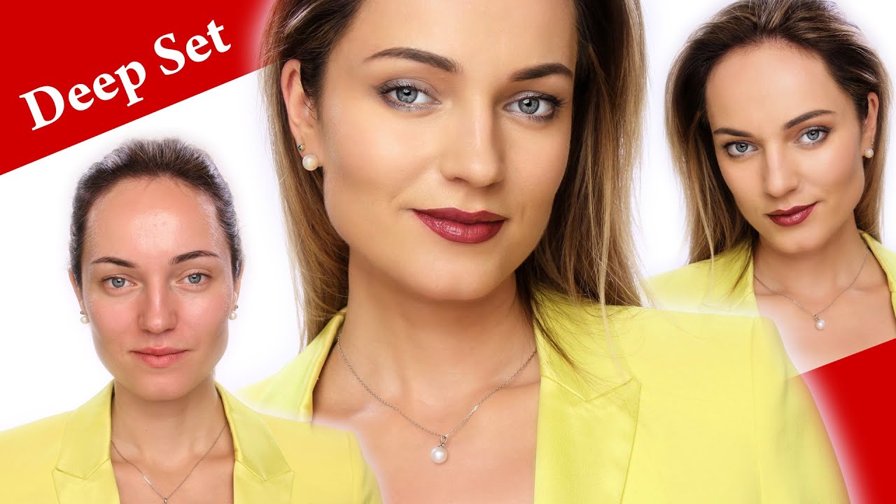 What can you do for DEEP SET EYES to make them pop?
