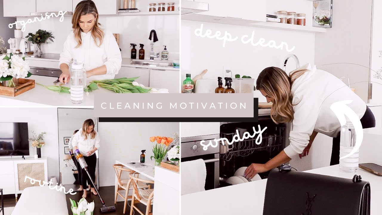 CLEANING MOTIVATION! Sunday deep clean with me! Sunday cleaning routine