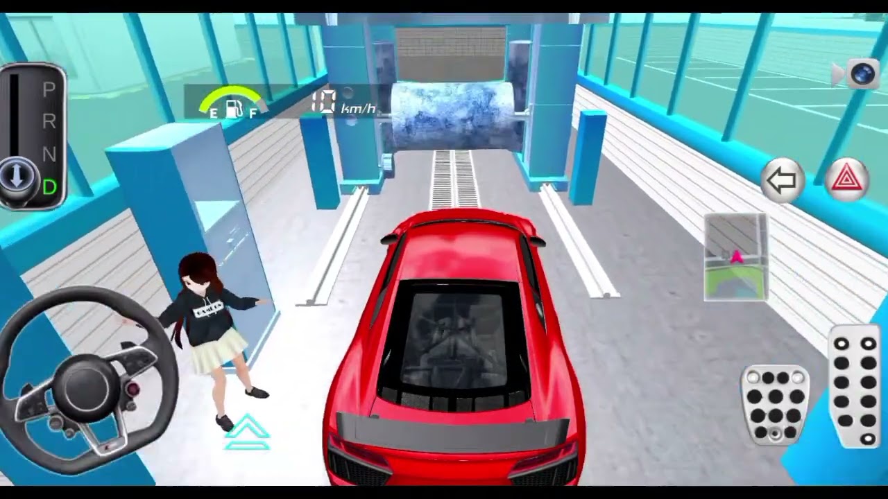 3D Driving Class Simulation || USA Funny 3D Car Officer Refuel His Super Car Gas Crazy Gameplay