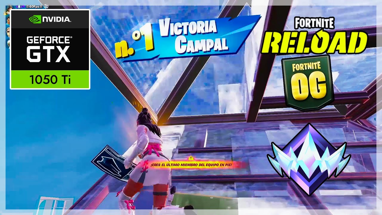 Fortnite Reload | UNREAL Ranked | [GTX 1050 Ti] 144 Hz Gameplay 🔥