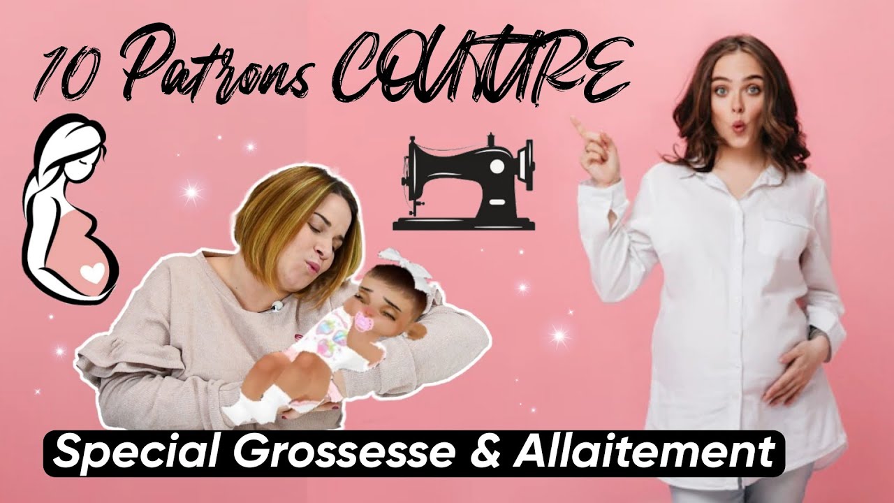 10 Patrons COUTURE spécial MATERNITE & ALLAITEMENT / By PopO