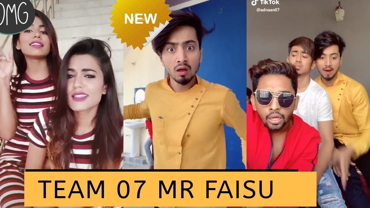 Tiktok King Mr Faisu hasnain Adnaan team 07 23 April latest Tik Tok