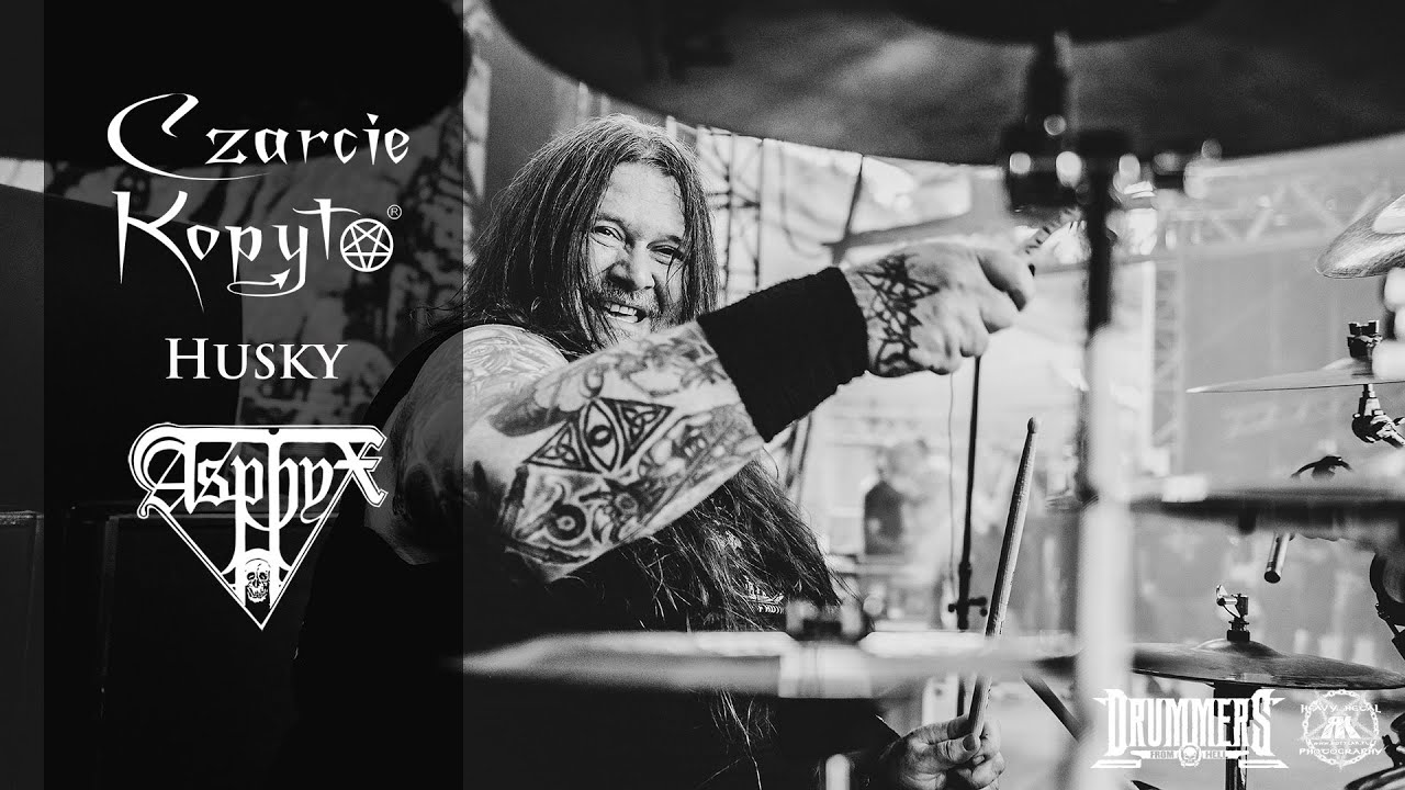 Czarcie Kopyto drum cam  - Husky ASPHYX  Vermin , Brutal Assault Festival 2025