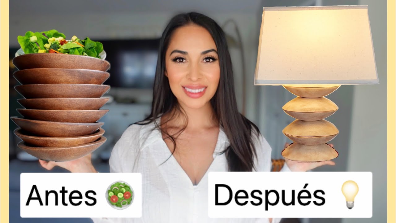 DIY Como hacer tu una lampara fácil y rápido | how to make your own lamp