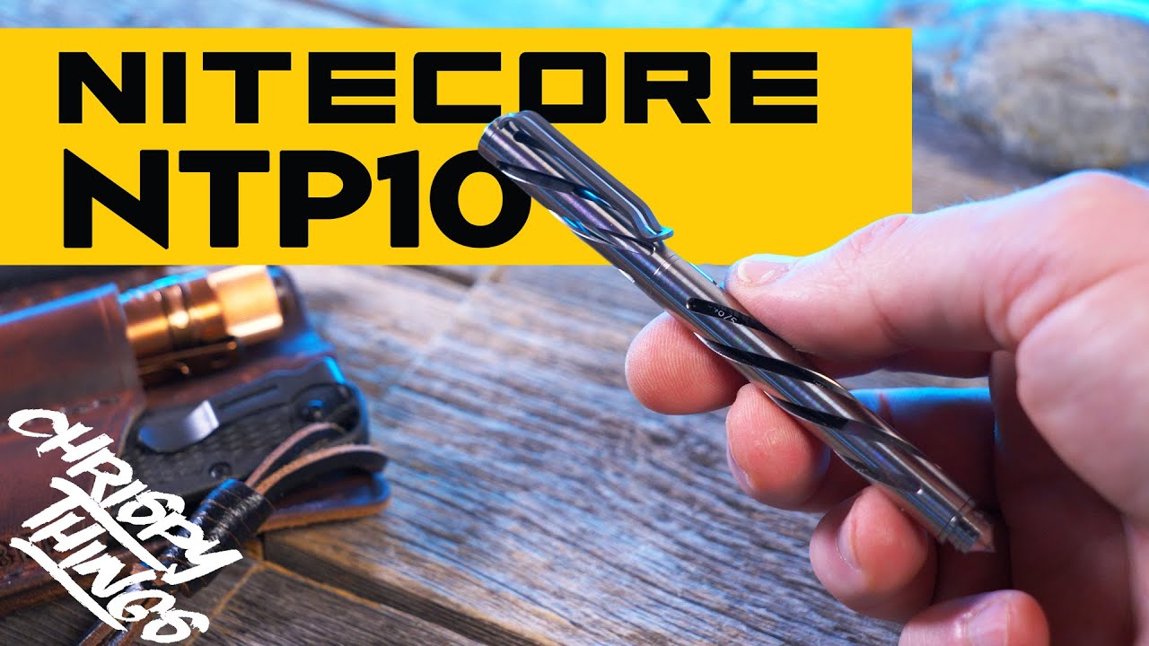 One of the most UNIQUE pens I've ever seen! Nitecore NTP10 Tactical Pen!