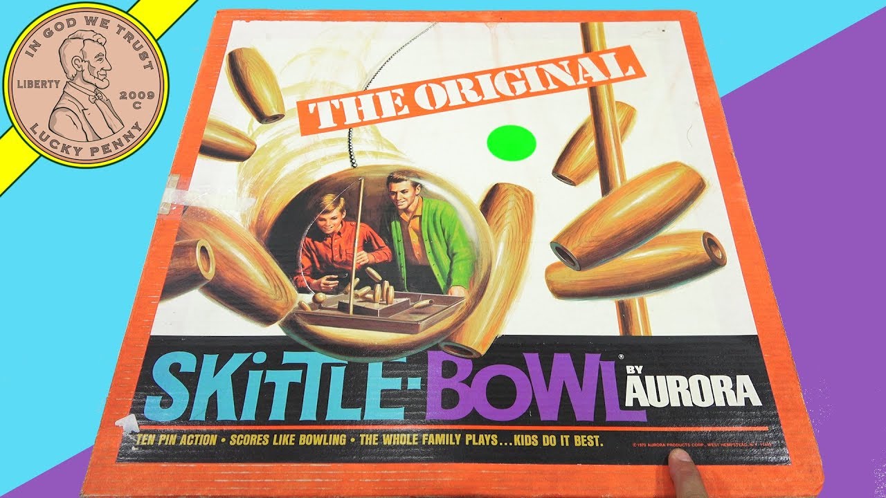 How To Play The 1970 Vintage Game Aurora Skittle-Bowl Vintage Bowling Game