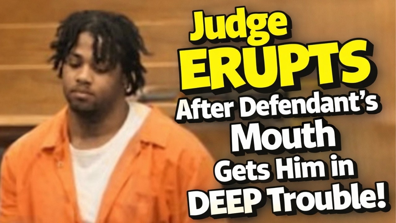 Judge ERUPTS After Defendant's Mouth Gets Him in DEEP Trouble!