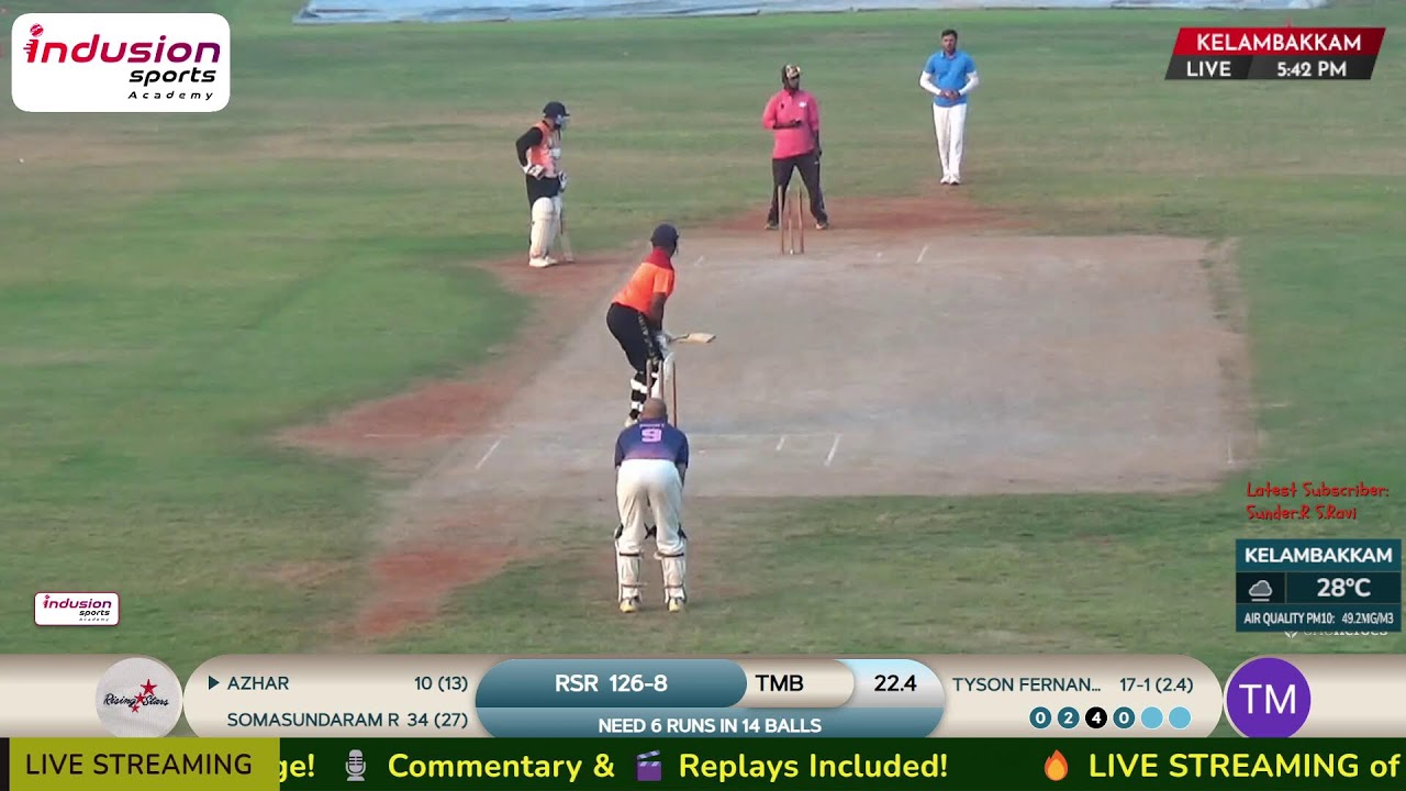 Rising Stars Royapuram vs The Mixed Bag | Indusion T25 White Ball Tournament 2025 | Semi Final LIVE