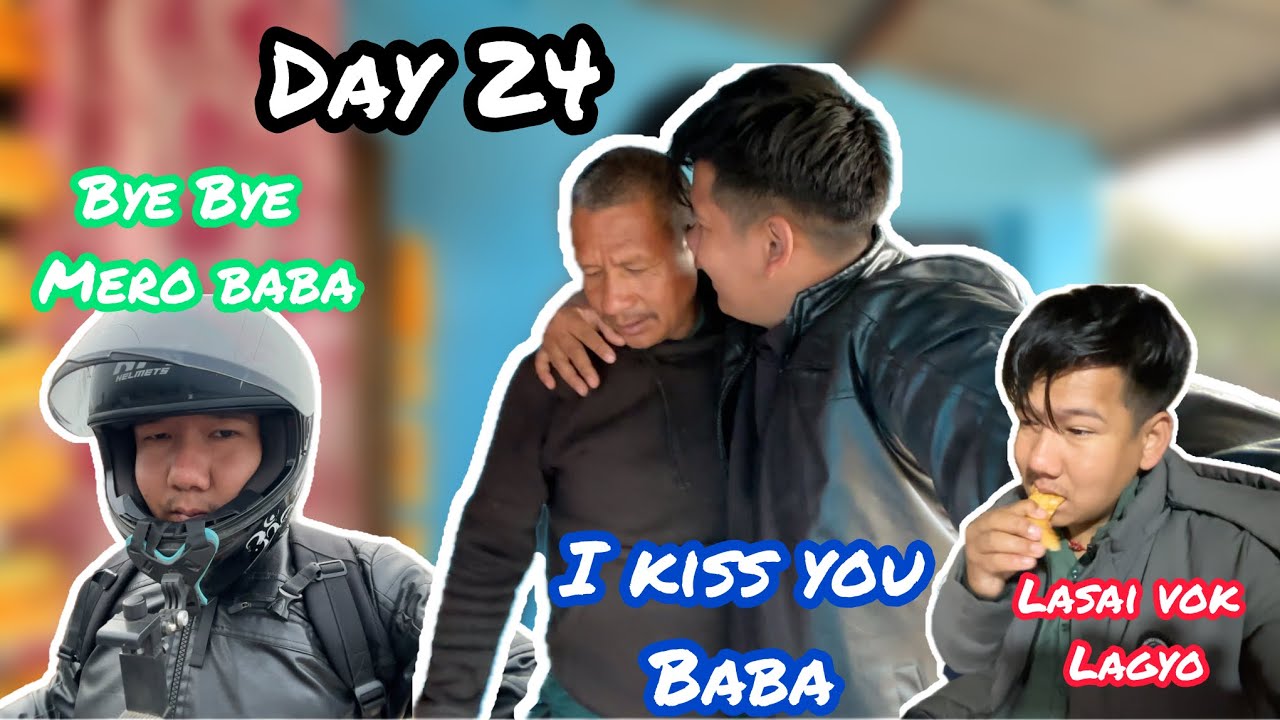 Day 24 Vlog. Bye Bye Home 🥲😘. K garnu Ghar Mai Basirahanu Matrai Vayena 🥲. 365 Days Challenge. Vlog