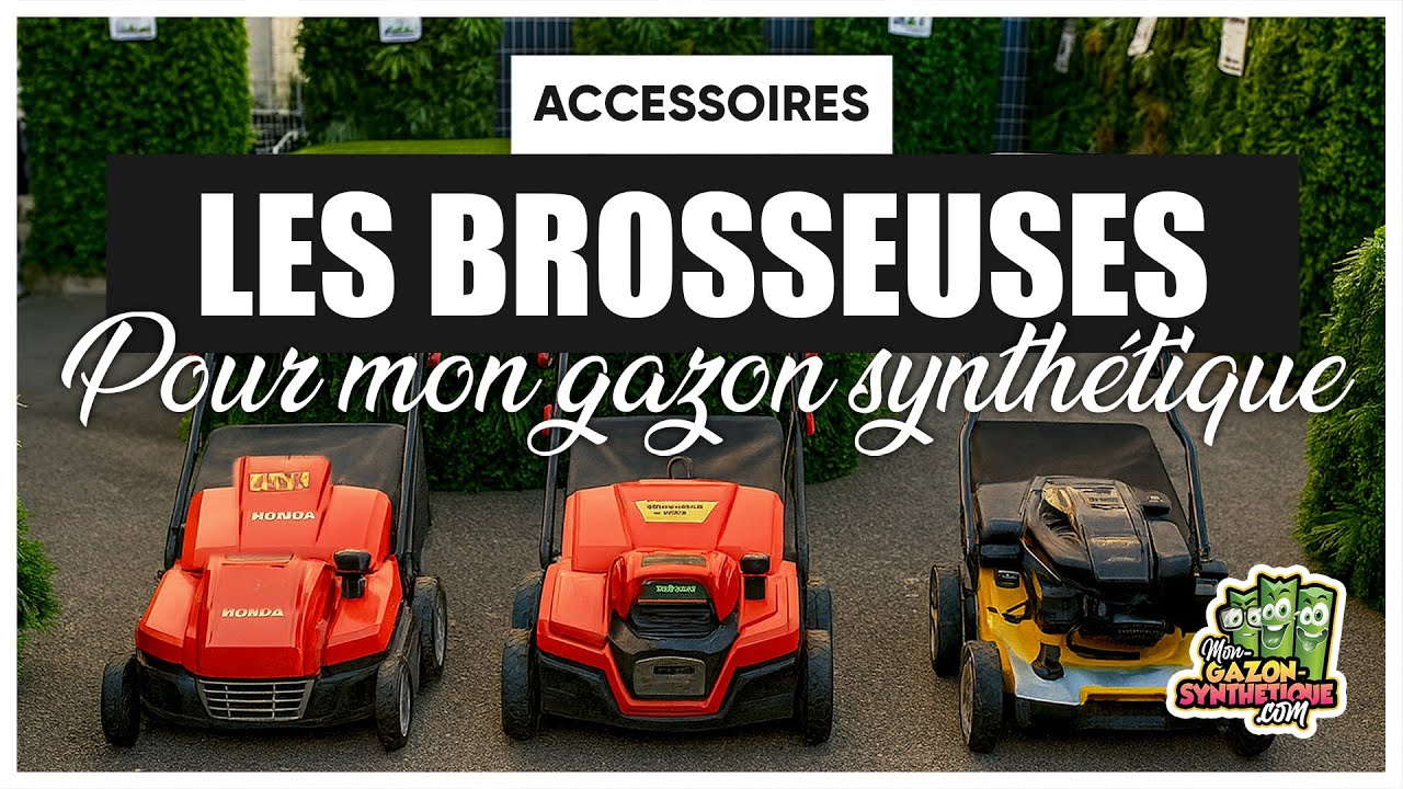 Brosseuse pour  gazon synthétique : test 3 modèles (filaire, sans fil, pro) – lequel choisir ?