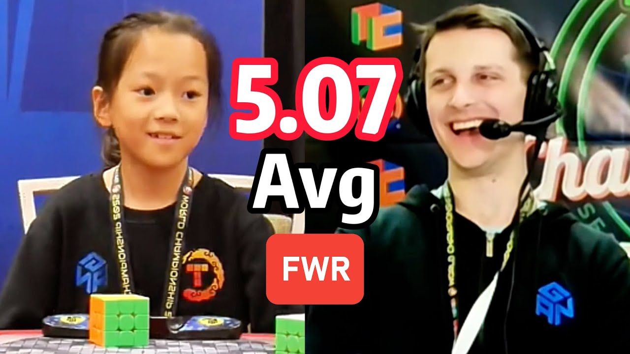 5.07 3x3 FWR/WR12 Avg Qixian Cao🇨🇳 | Rubik's WCA World Championship 2025