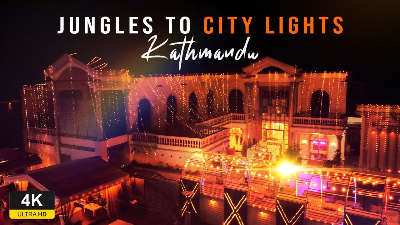 Kathmandu City Day & Night View - Drone Footage in 4K