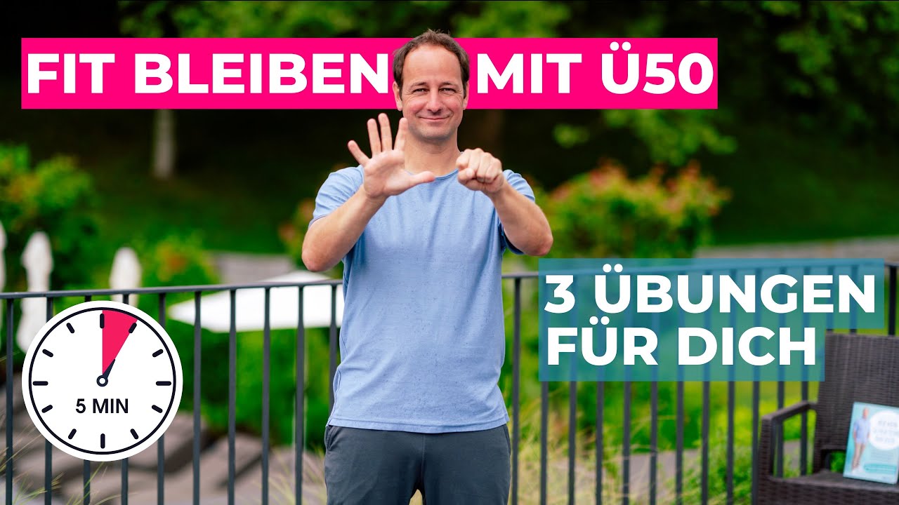 Über 50? Mache diese 3 Übungen ab heute!