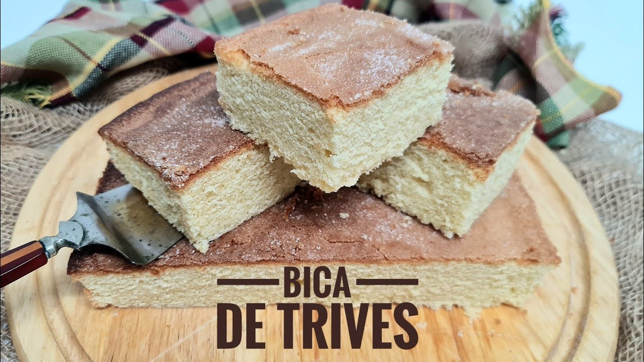 BICA DE TRIVES Bizcocho típico de la repostería gallega👌