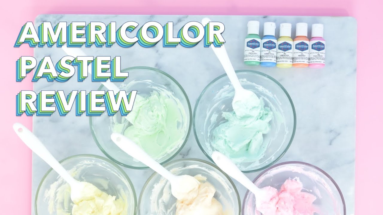 Americolor pastel color gel pastes