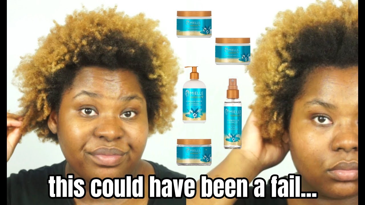 #HAIRFAIL!?!?... MIELLE HAWAIIAN GINGER COLLECTION ON BLEACHED TYPE 4 HAIR | Bubs Bee