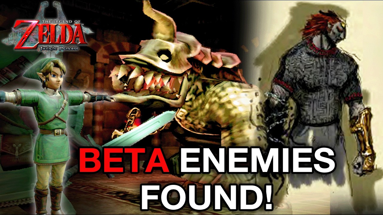 Beta Enemies of Zelda Twilight Princess | Cut Content