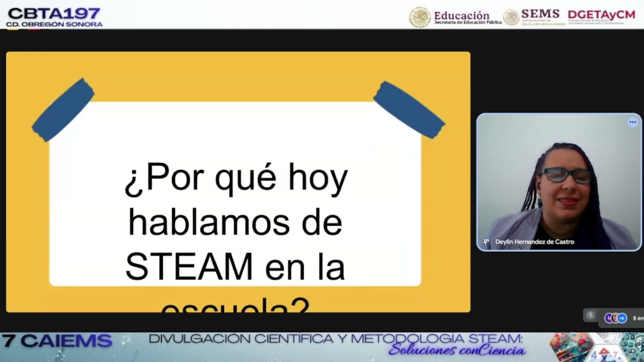 7° CAIEMS CBTA 197  - “EL ARTE COMO MOTOR  CONGNITIVO DENTRO DEL ENFOQUE STEAM”