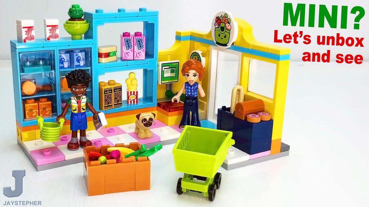 Распаковка, обзор и демонстрация набора LEGO Friends 2026 «Мини-супермаркет Хартлейк-Сити» (42680).