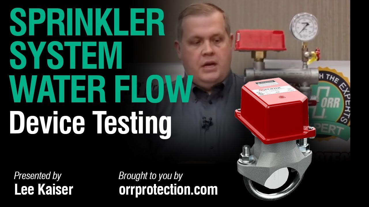 Sprinkler System Water Flow Device Testing