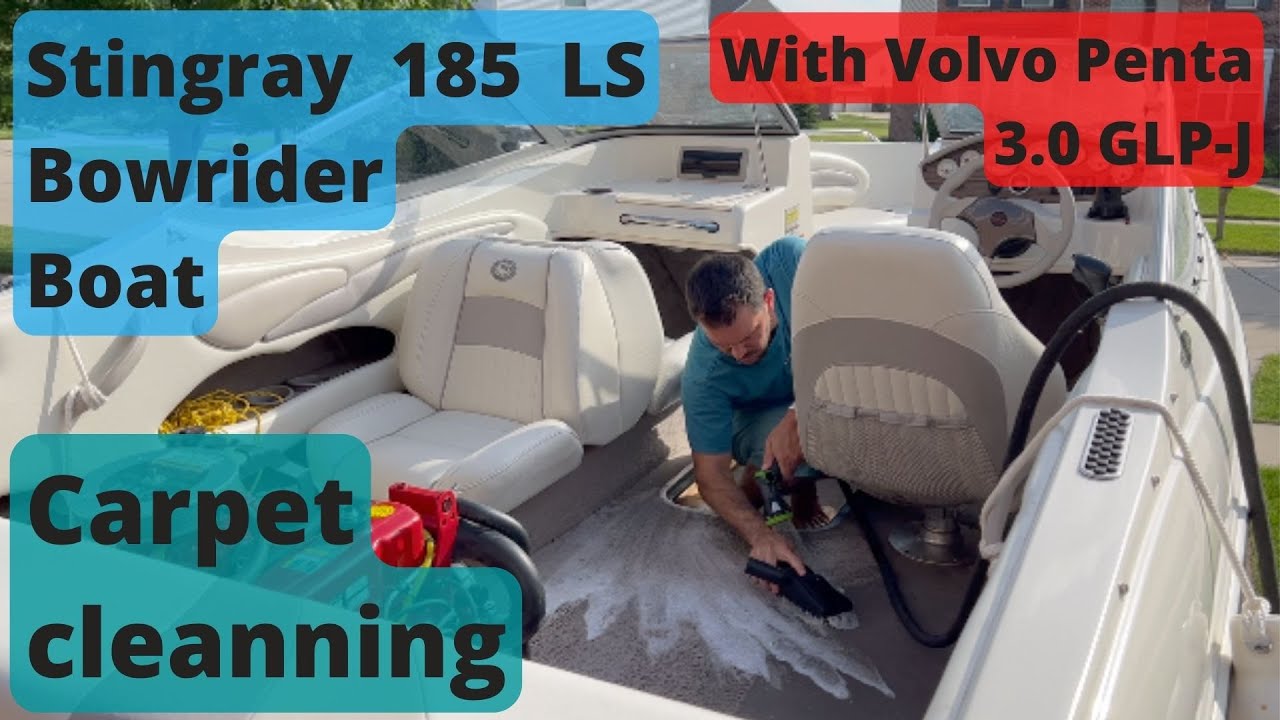 Stingray 185 LS Bowrider Boat Carpete Wash