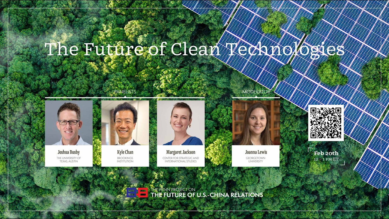 The Future of Clean Technologies