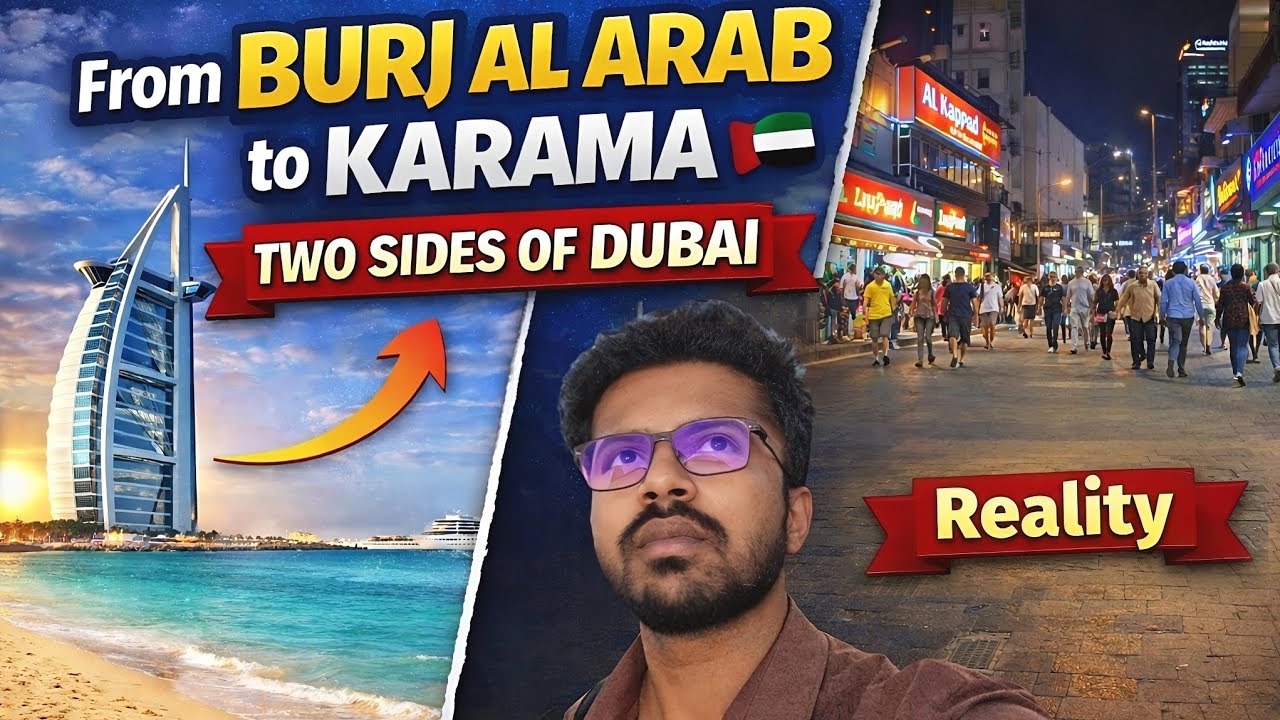 🔥 From Exploring Burj Al Arab to Karama | Two Sides of Dubai Reality🇦🇪 | Tamil |