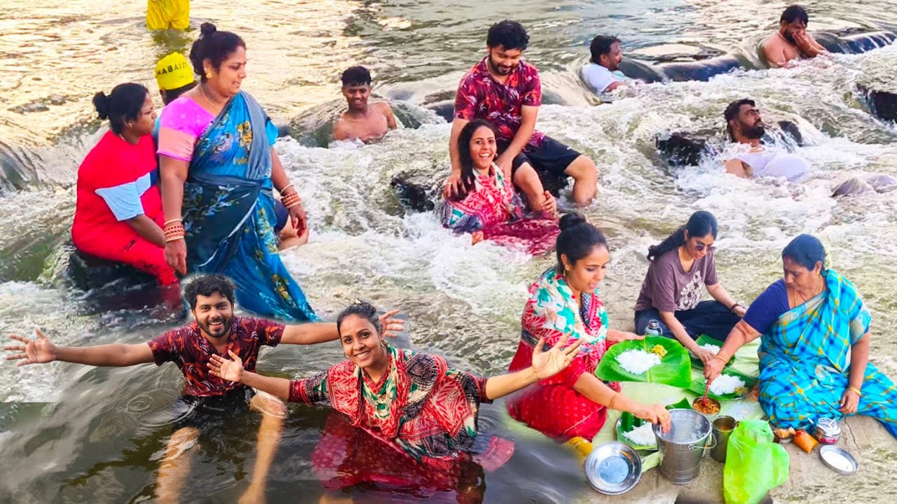 💯💥புகழ்பெற்ற முக்கொம்பு அணையில் ஒரு தரமான குளியல்😍🔥| Media பட்டதாரி #tamilcouplevlog #mukkombu #vlog