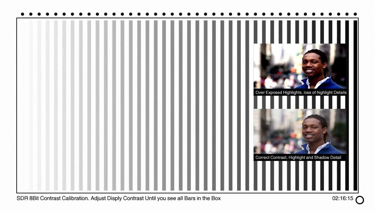 SDR Contrast Calibration