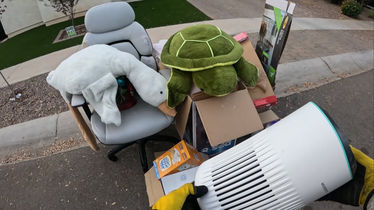 Lo Que Tiran En Usa/ LOGRAMOS cosas Buenas De LA BASURA😱